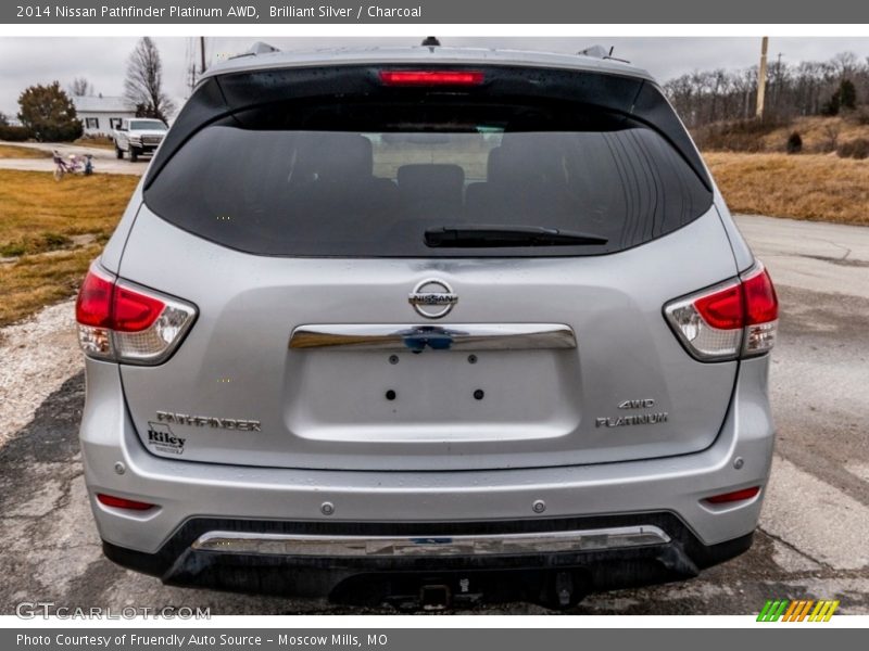 Brilliant Silver / Charcoal 2014 Nissan Pathfinder Platinum AWD