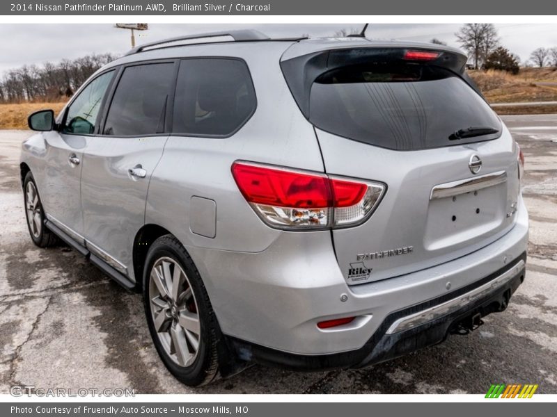 Brilliant Silver / Charcoal 2014 Nissan Pathfinder Platinum AWD