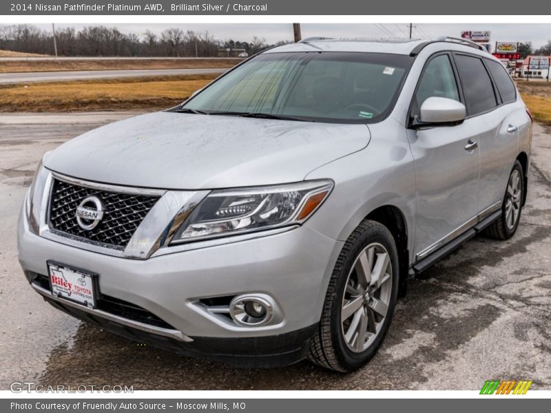 Brilliant Silver / Charcoal 2014 Nissan Pathfinder Platinum AWD