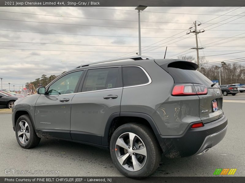 Sting-Gray / Black 2021 Jeep Cherokee Limited 4x4