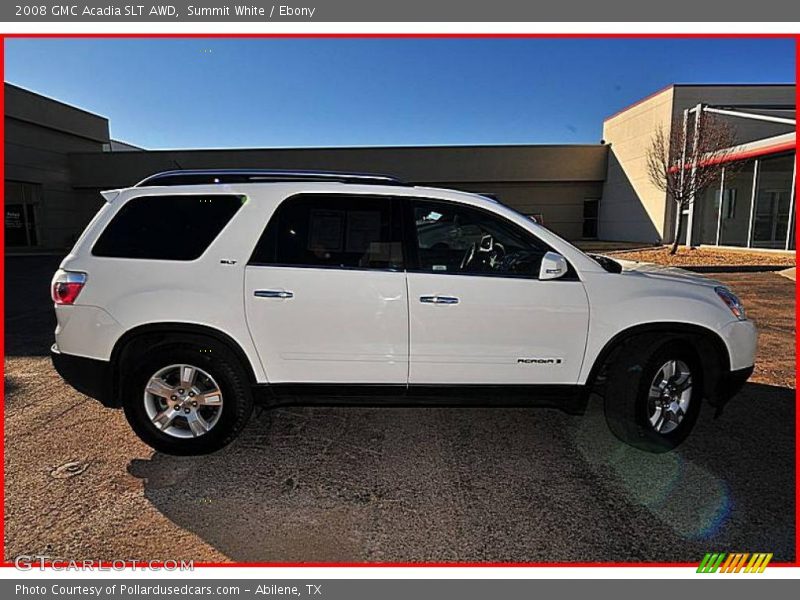 Summit White / Ebony 2008 GMC Acadia SLT AWD