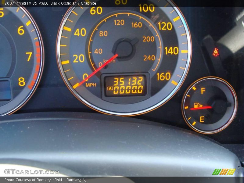 Black Obsidian / Graphite 2007 Infiniti FX 35 AWD