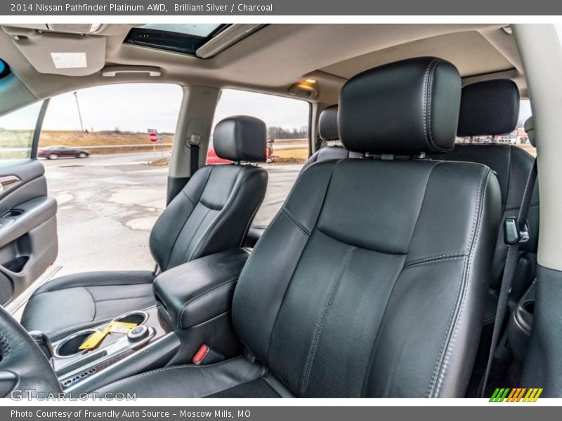 Brilliant Silver / Charcoal 2014 Nissan Pathfinder Platinum AWD