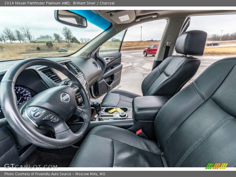 Brilliant Silver / Charcoal 2014 Nissan Pathfinder Platinum AWD