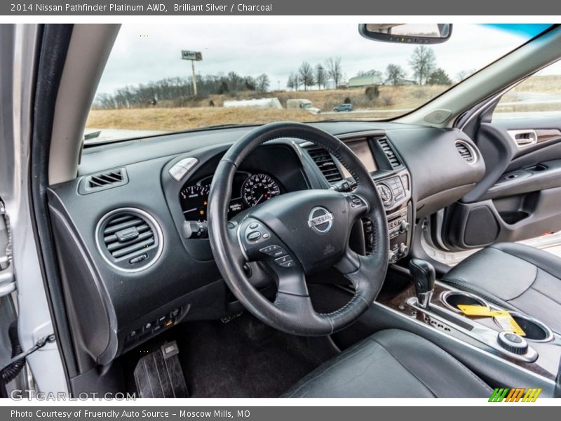 Brilliant Silver / Charcoal 2014 Nissan Pathfinder Platinum AWD