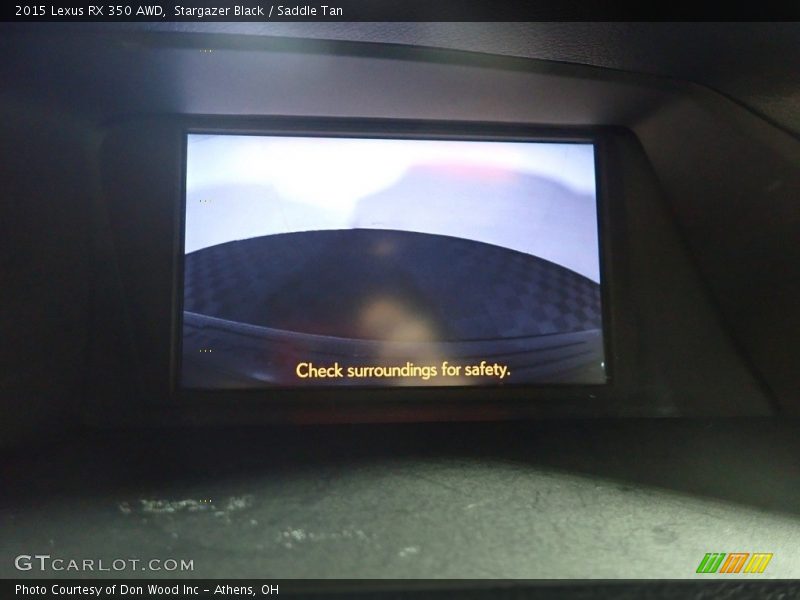 Stargazer Black / Saddle Tan 2015 Lexus RX 350 AWD