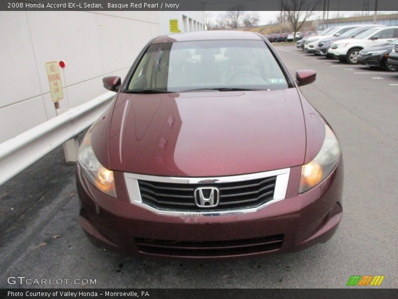 Basque Red Pearl / Ivory 2008 Honda Accord EX-L Sedan