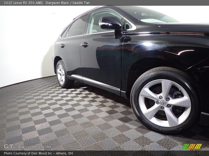 Stargazer Black / Saddle Tan 2015 Lexus RX 350 AWD