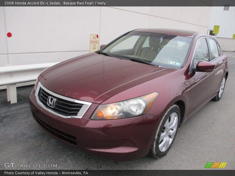 Basque Red Pearl / Ivory 2008 Honda Accord EX-L Sedan