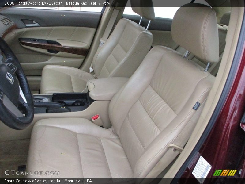 Basque Red Pearl / Ivory 2008 Honda Accord EX-L Sedan
