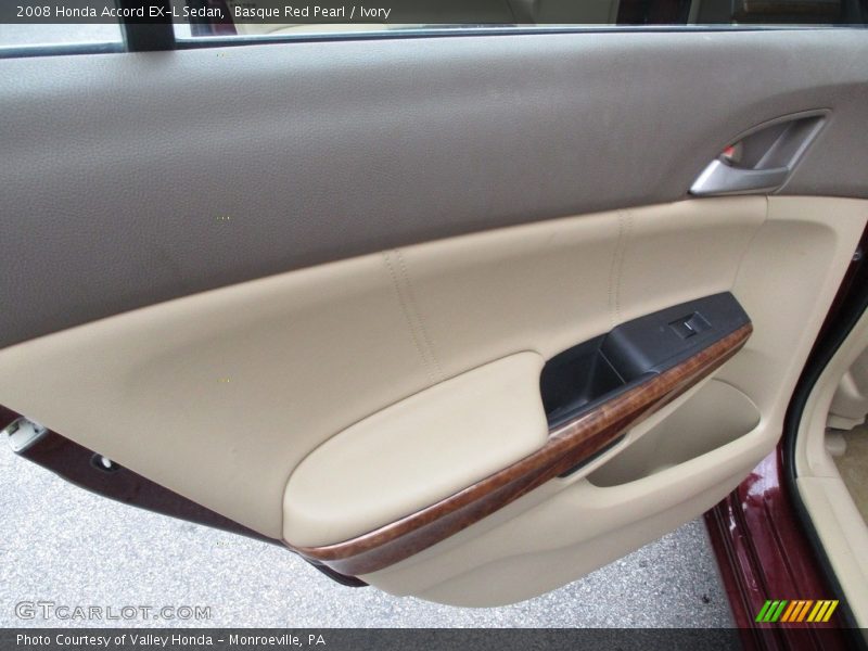 Basque Red Pearl / Ivory 2008 Honda Accord EX-L Sedan