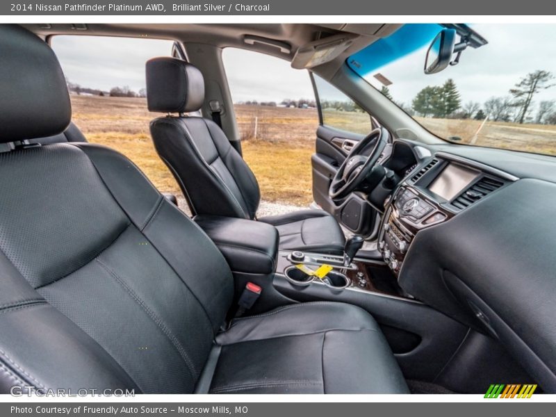 Brilliant Silver / Charcoal 2014 Nissan Pathfinder Platinum AWD
