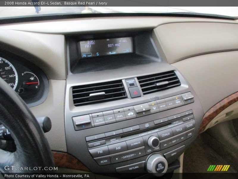 Basque Red Pearl / Ivory 2008 Honda Accord EX-L Sedan