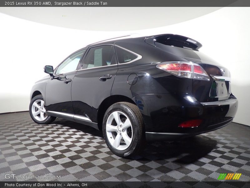 Stargazer Black / Saddle Tan 2015 Lexus RX 350 AWD