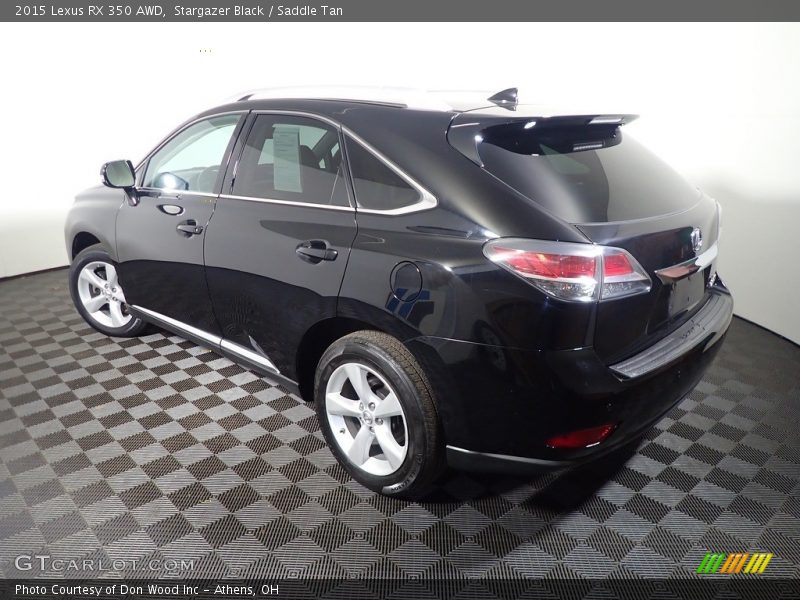 Stargazer Black / Saddle Tan 2015 Lexus RX 350 AWD
