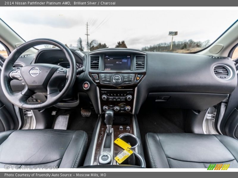 Brilliant Silver / Charcoal 2014 Nissan Pathfinder Platinum AWD