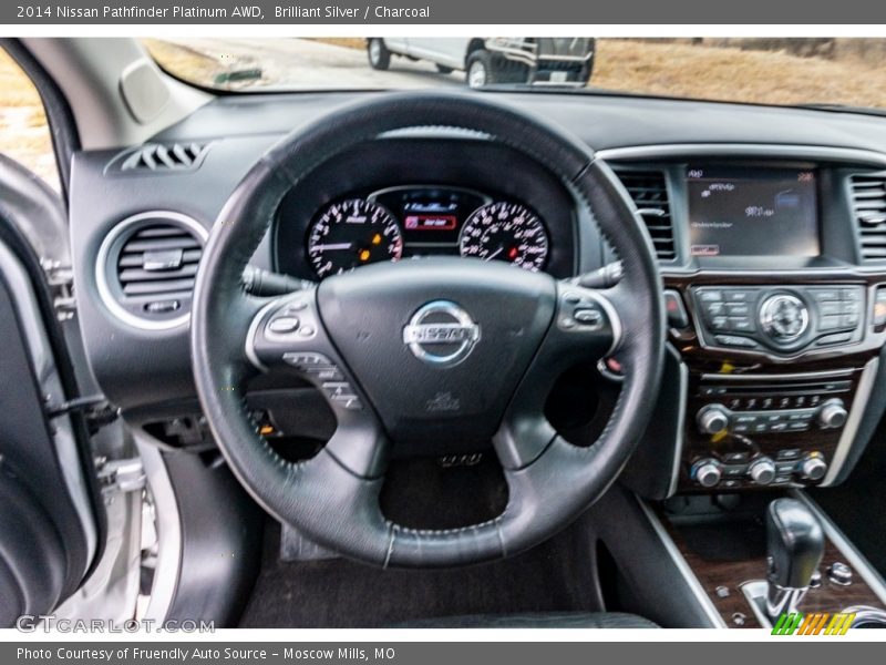 Brilliant Silver / Charcoal 2014 Nissan Pathfinder Platinum AWD