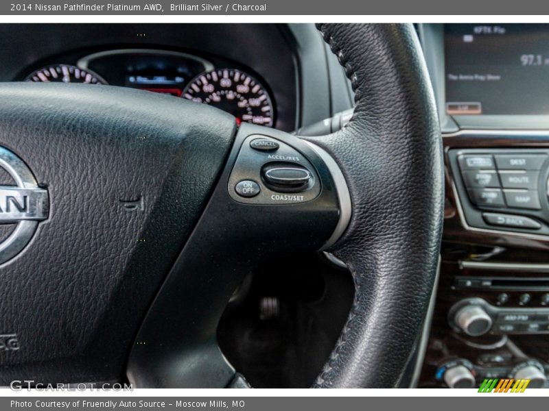 Brilliant Silver / Charcoal 2014 Nissan Pathfinder Platinum AWD