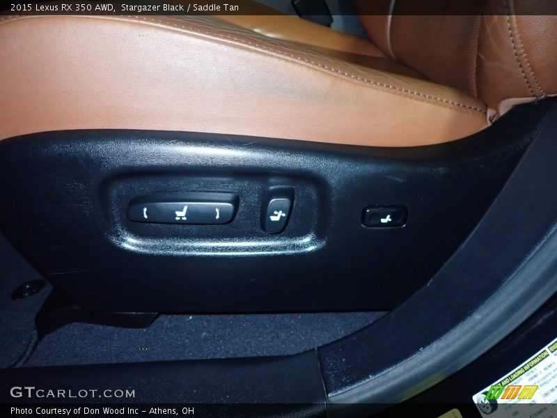 Stargazer Black / Saddle Tan 2015 Lexus RX 350 AWD