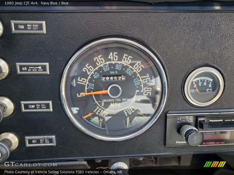  1980 CJ5 4x4 4x4 Gauges