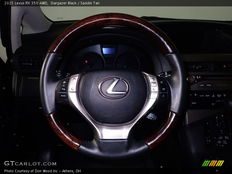 Stargazer Black / Saddle Tan 2015 Lexus RX 350 AWD
