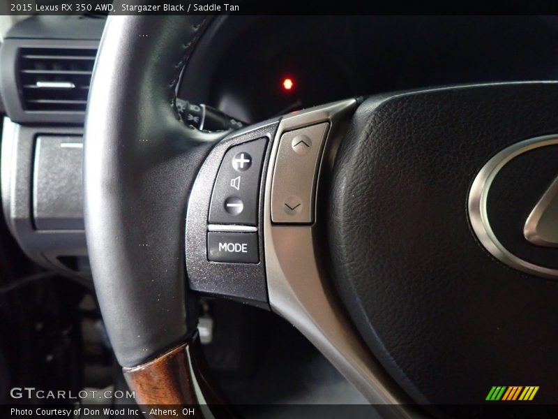 Stargazer Black / Saddle Tan 2015 Lexus RX 350 AWD
