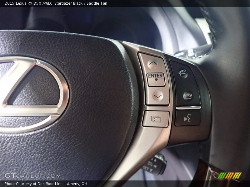 Stargazer Black / Saddle Tan 2015 Lexus RX 350 AWD