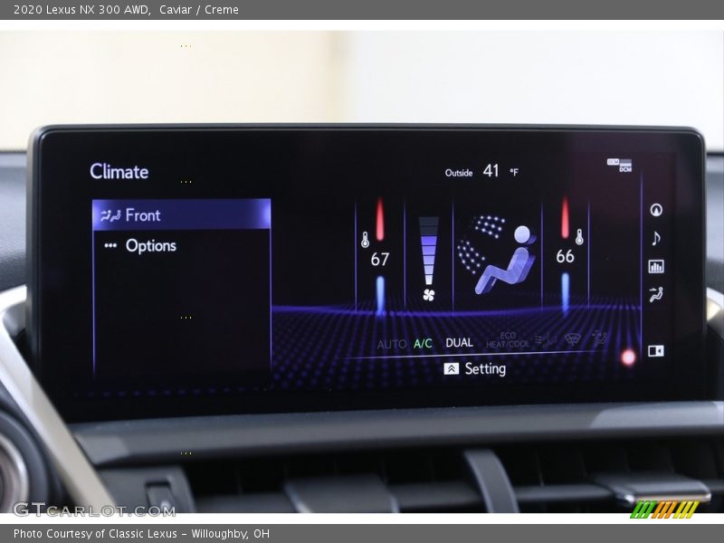 Caviar / Creme 2020 Lexus NX 300 AWD