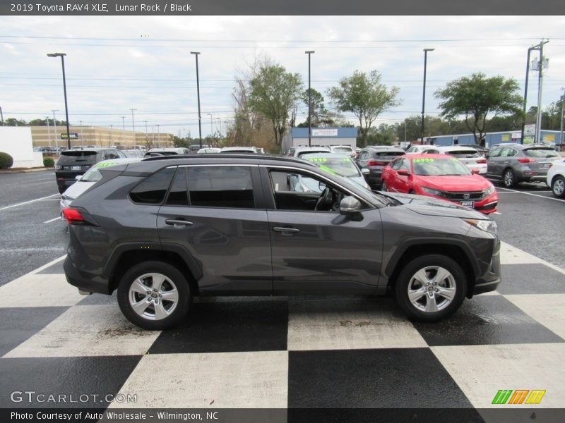 Lunar Rock / Black 2019 Toyota RAV4 XLE