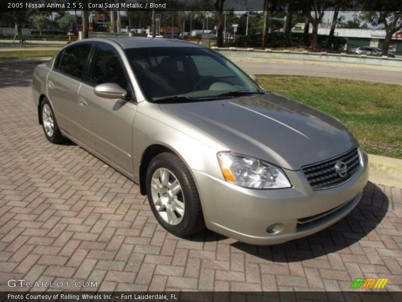 Coral Sand Metallic / Blond 2005 Nissan Altima 2.5 S