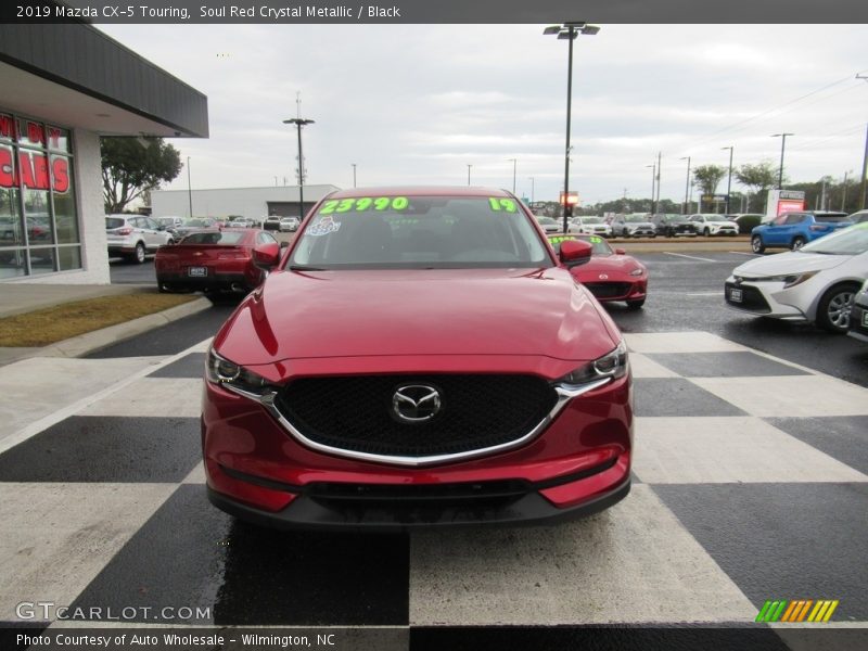 Soul Red Crystal Metallic / Black 2019 Mazda CX-5 Touring