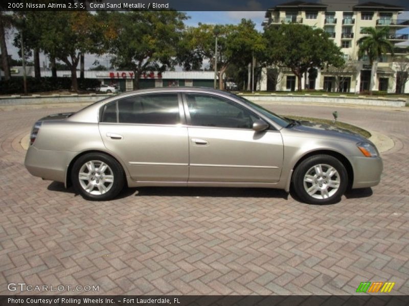 Coral Sand Metallic / Blond 2005 Nissan Altima 2.5 S