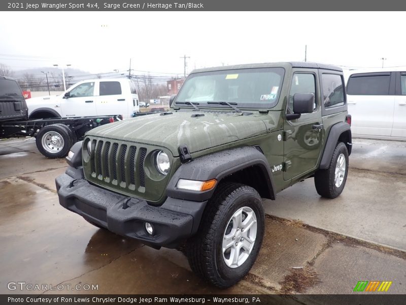 Front 3/4 View of 2021 Wrangler Sport 4x4