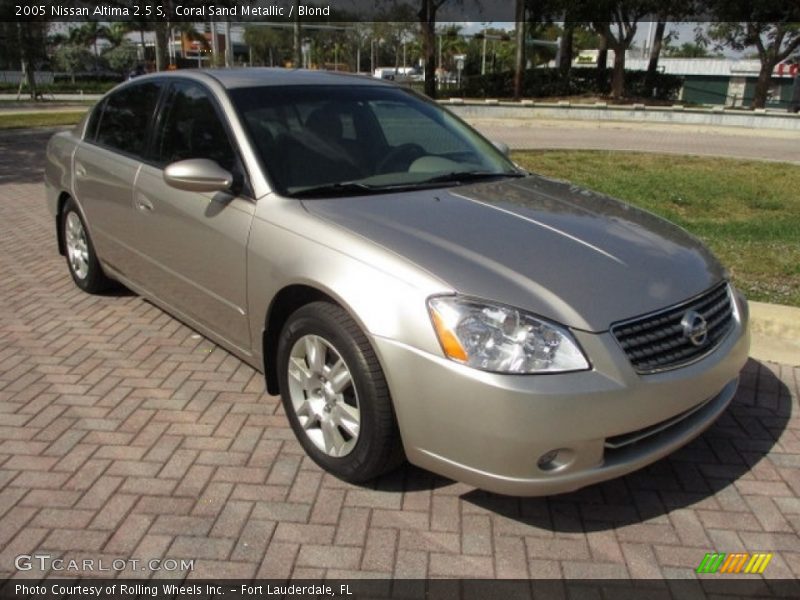 Coral Sand Metallic / Blond 2005 Nissan Altima 2.5 S