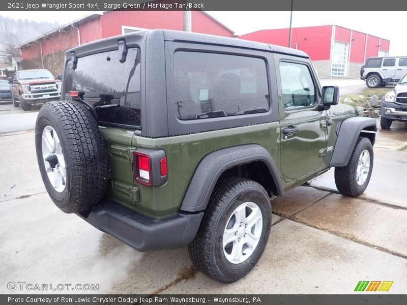 Sarge Green / Heritage Tan/Black 2021 Jeep Wrangler Sport 4x4