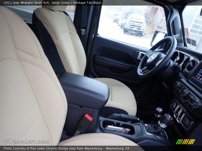 Sarge Green / Heritage Tan/Black 2021 Jeep Wrangler Sport 4x4