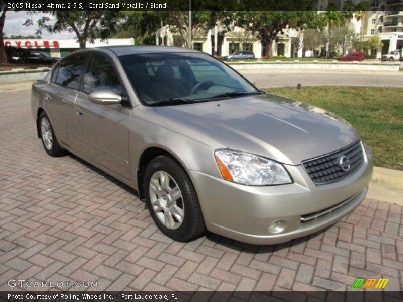 Coral Sand Metallic / Blond 2005 Nissan Altima 2.5 S