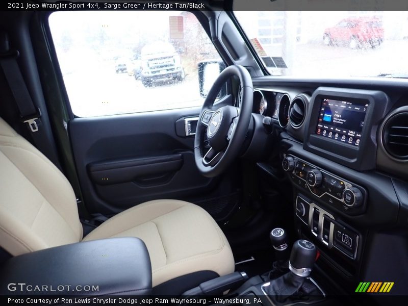 Sarge Green / Heritage Tan/Black 2021 Jeep Wrangler Sport 4x4