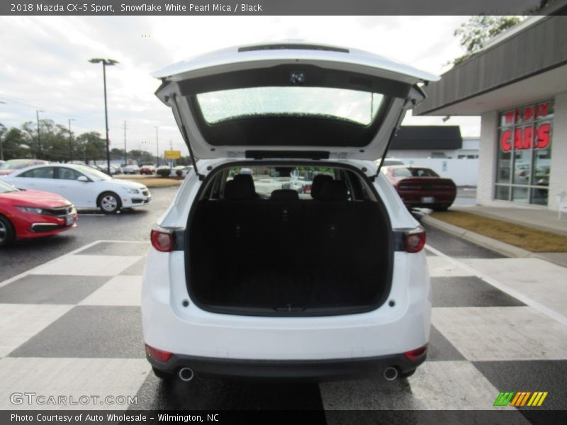 Snowflake White Pearl Mica / Black 2018 Mazda CX-5 Sport