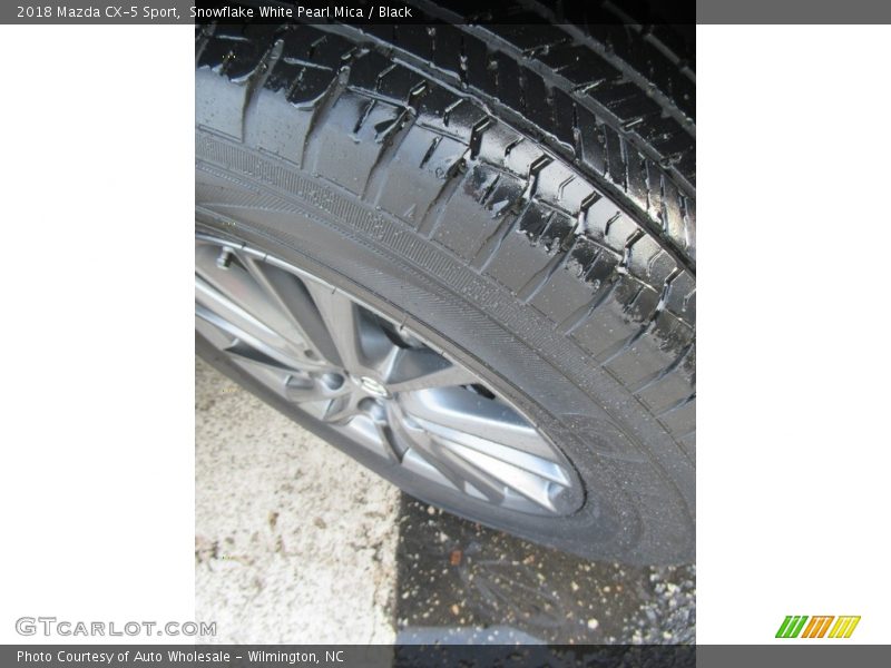 Snowflake White Pearl Mica / Black 2018 Mazda CX-5 Sport