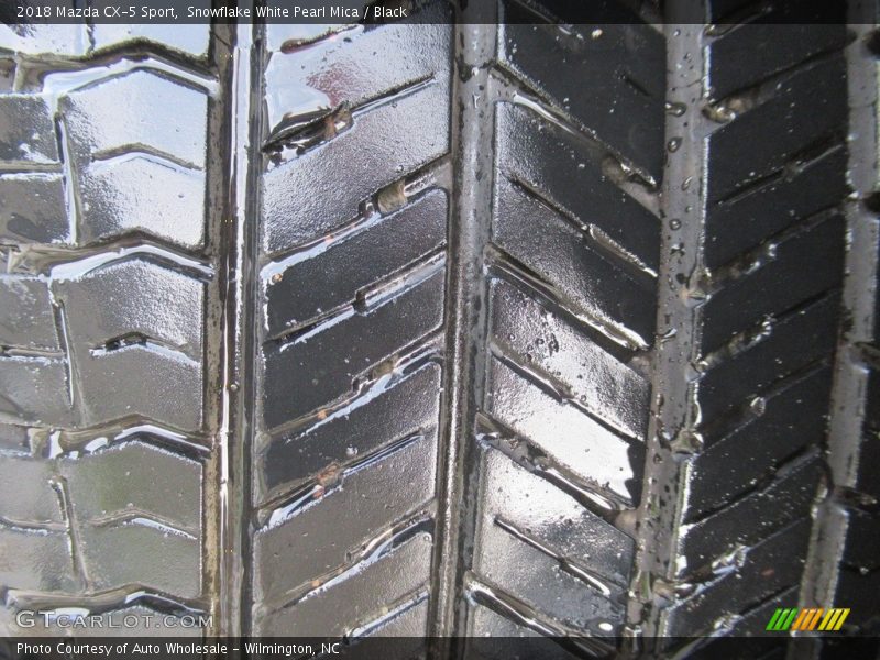 Snowflake White Pearl Mica / Black 2018 Mazda CX-5 Sport