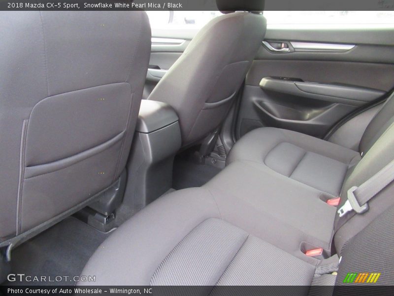 Snowflake White Pearl Mica / Black 2018 Mazda CX-5 Sport