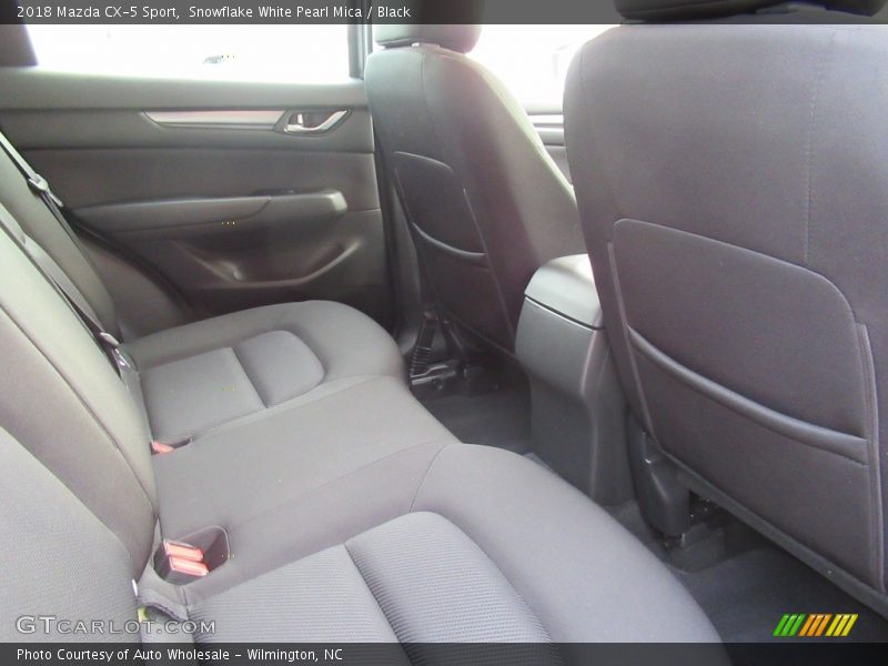 Snowflake White Pearl Mica / Black 2018 Mazda CX-5 Sport