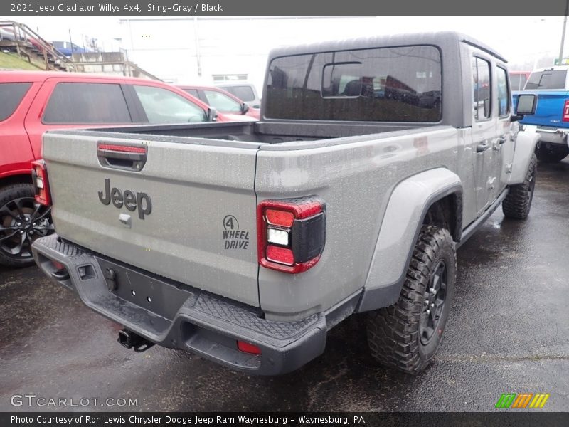 Sting-Gray / Black 2021 Jeep Gladiator Willys 4x4