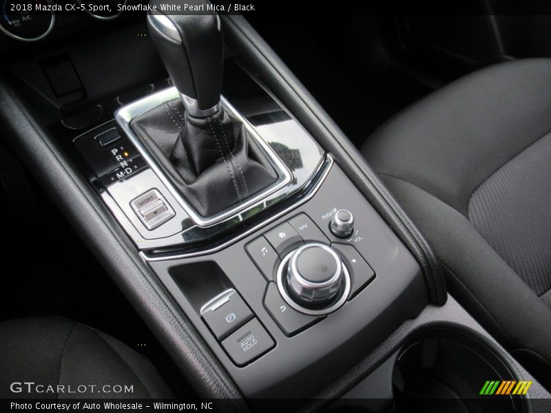 Snowflake White Pearl Mica / Black 2018 Mazda CX-5 Sport