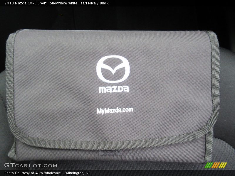 Snowflake White Pearl Mica / Black 2018 Mazda CX-5 Sport