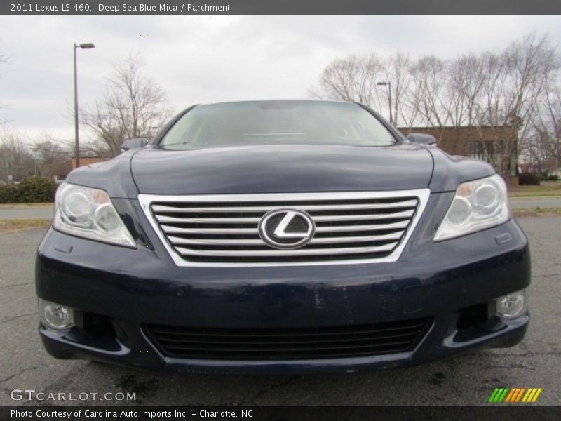 Deep Sea Blue Mica / Parchment 2011 Lexus LS 460