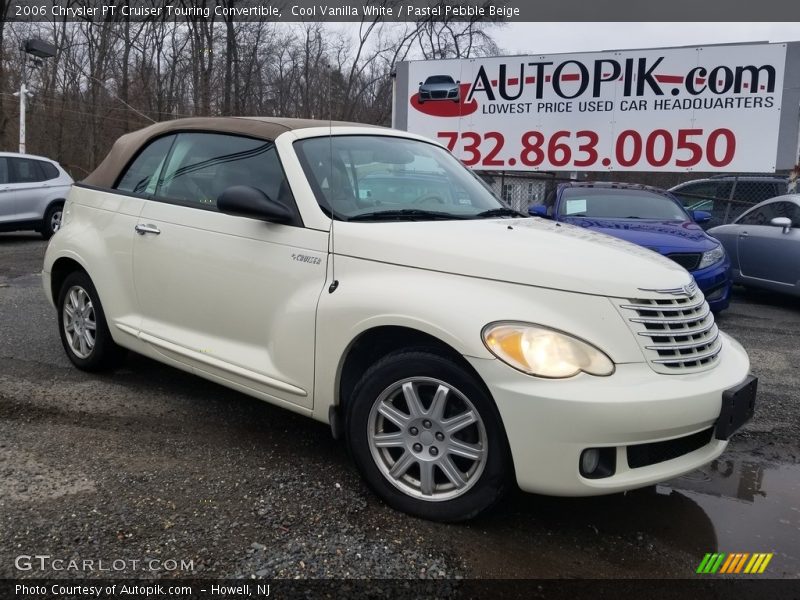 Cool Vanilla White / Pastel Pebble Beige 2006 Chrysler PT Cruiser Touring Convertible