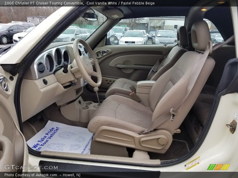 Cool Vanilla White / Pastel Pebble Beige 2006 Chrysler PT Cruiser Touring Convertible
