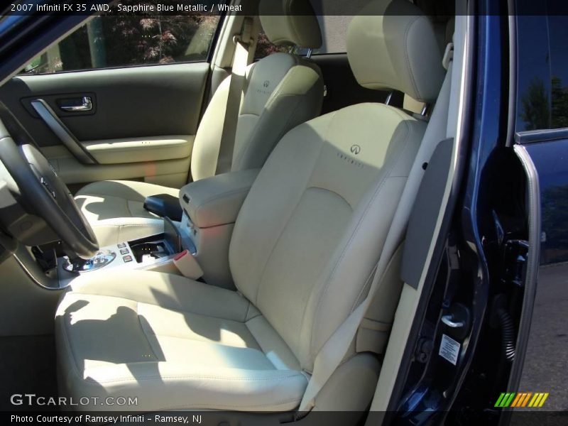 Sapphire Blue Metallic / Wheat 2007 Infiniti FX 35 AWD